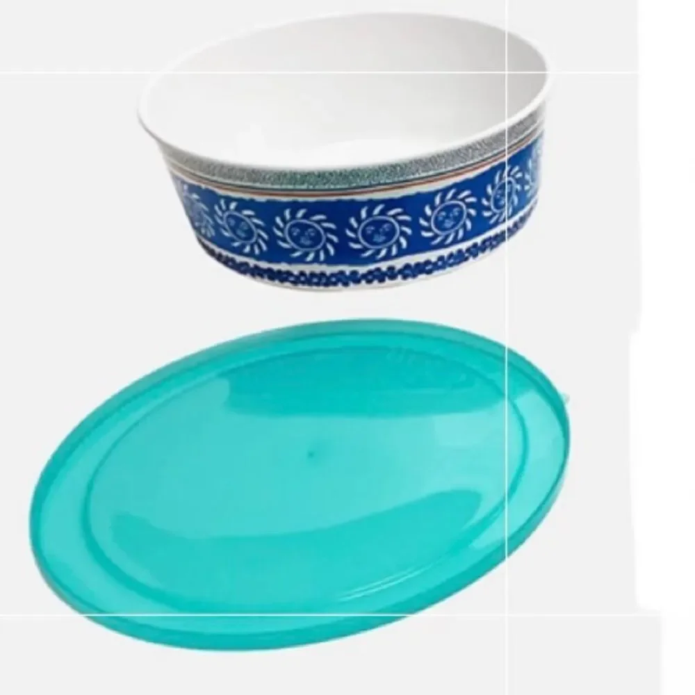 NWT in Box 6 Pc 3 Stacking Food Big Container Melamine Set Celebrate Together